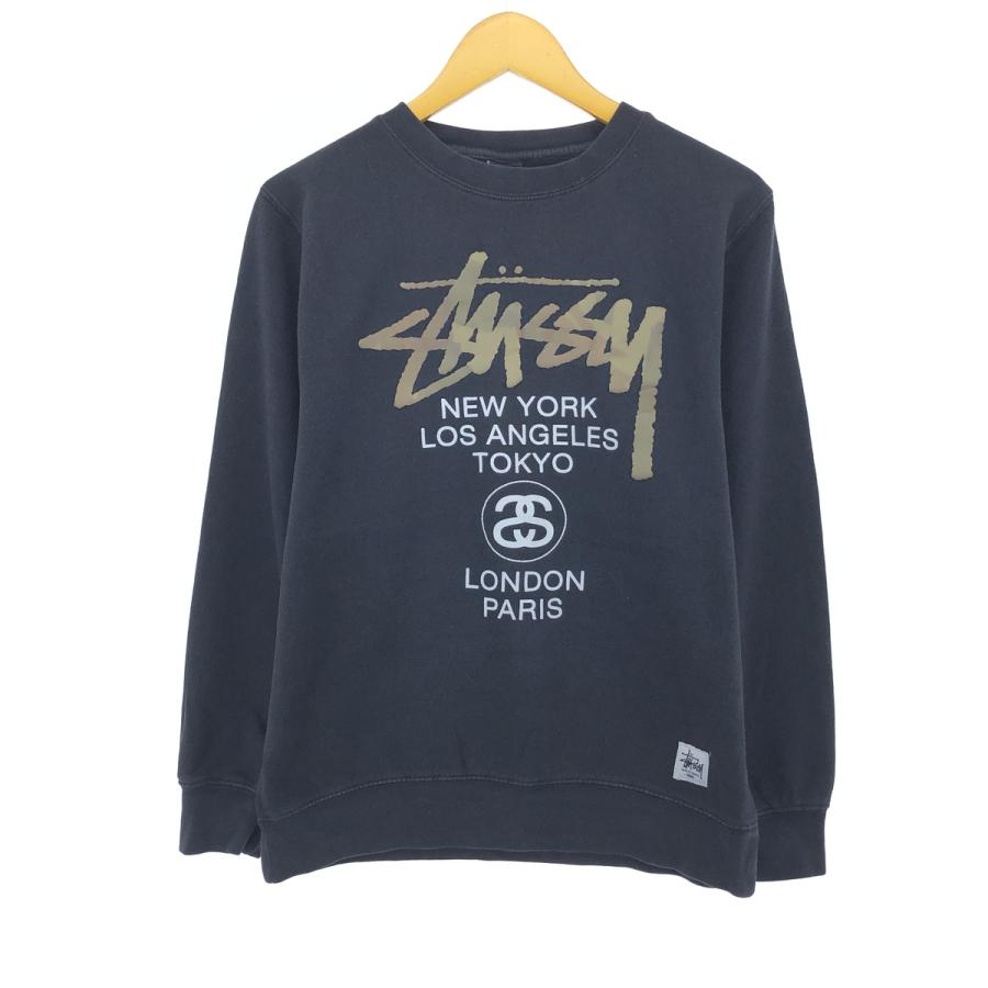 STUSSY 古着 00年代~ ステューシー ロゴスウェットシャツ