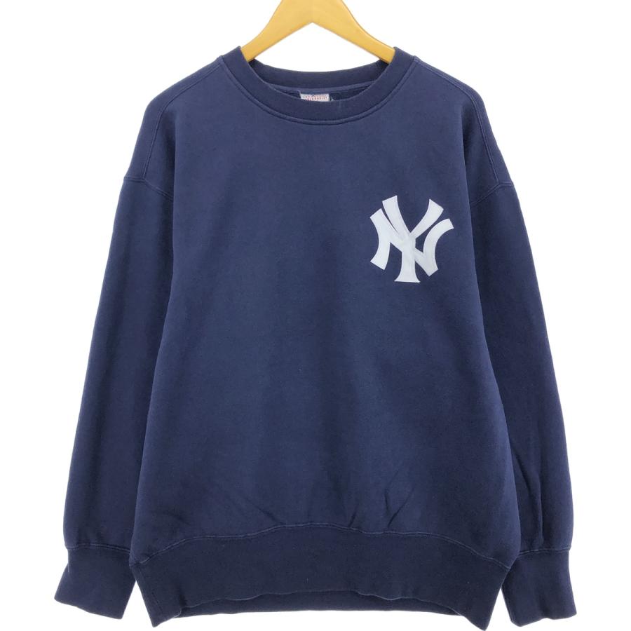 古着 90~00年代 MAJESTIC MLB ニューヨークヤンキース スウェット 