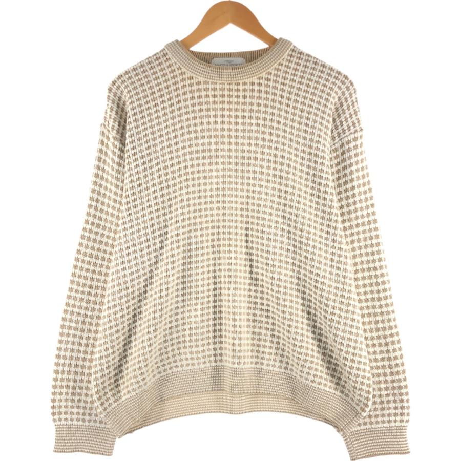 古着 マークスアンドスペンサー Marks and Spencer 総柄 アクリル 