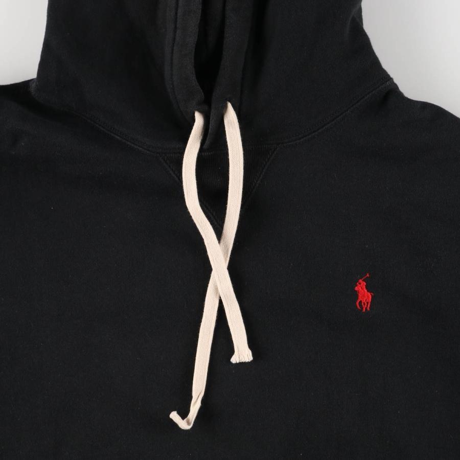 【古着】SNIDEL×Polo RalphLauren コラボ パーカー 黒 L POLO RALPH LAUREN ポロラルフローレン パーカー 710888282