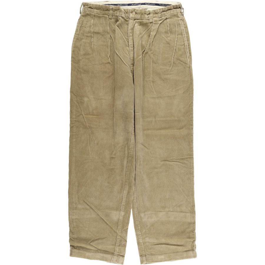 古着 ラルフローレン Ralph Lauren POLO by Ralph Lauren ANDREW PANT ツータック 太畝 コーデュロイパンツ メンズw33相当/eaa482130 古着 ラルフローレン Ralph Lauren POLO RALPH LAUREN ANDREW PANT 太
