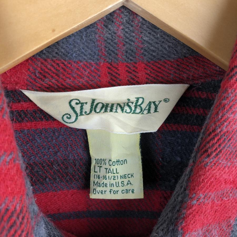古着 80~90年代 セントジョンズベイ ST.JOHN'S BAY 長袖 フランネル