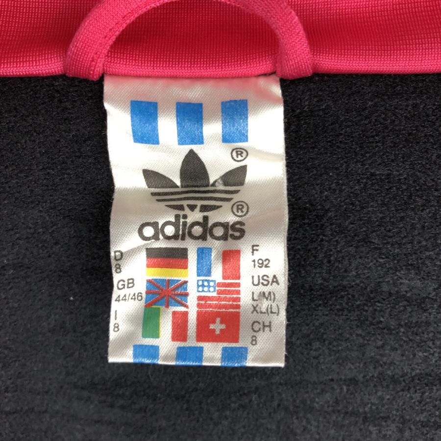 【激レア　オールド アディダス】トレフォイルロゴ　フード付　トラックジャケット レア オールド アディダス】トレフォイルロゴ フード付 トラック