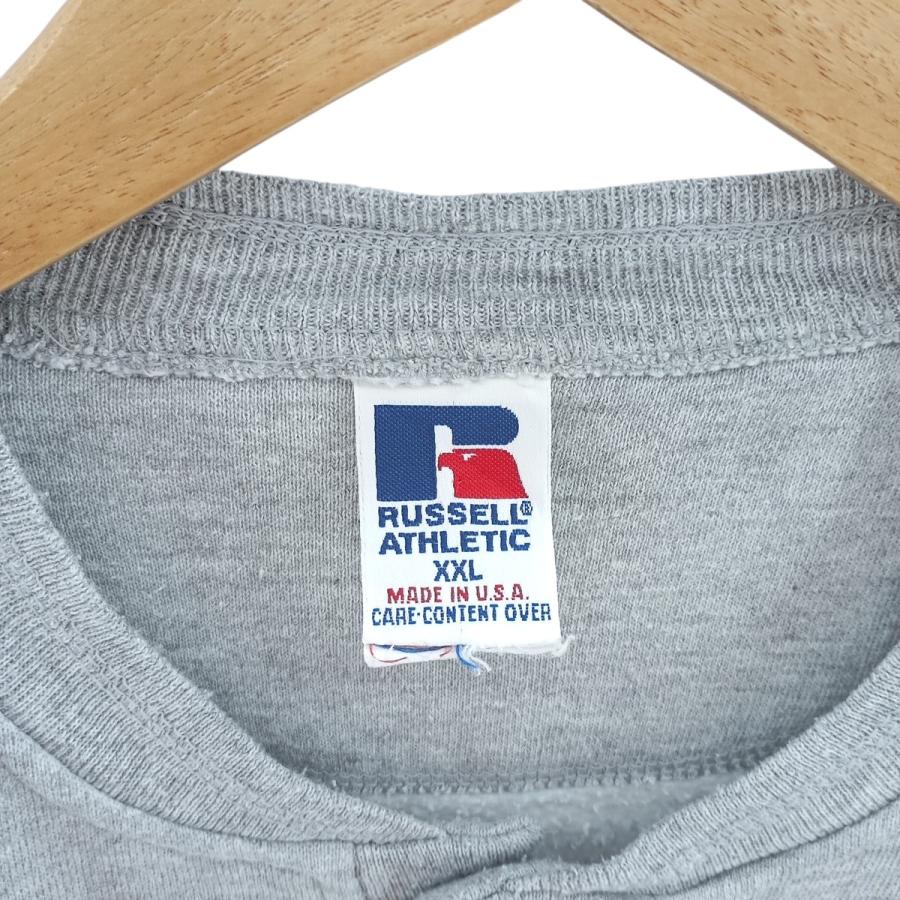 古着 90年代 ラッセル ATHLETIC ヘンリーネック 無地 ブランク