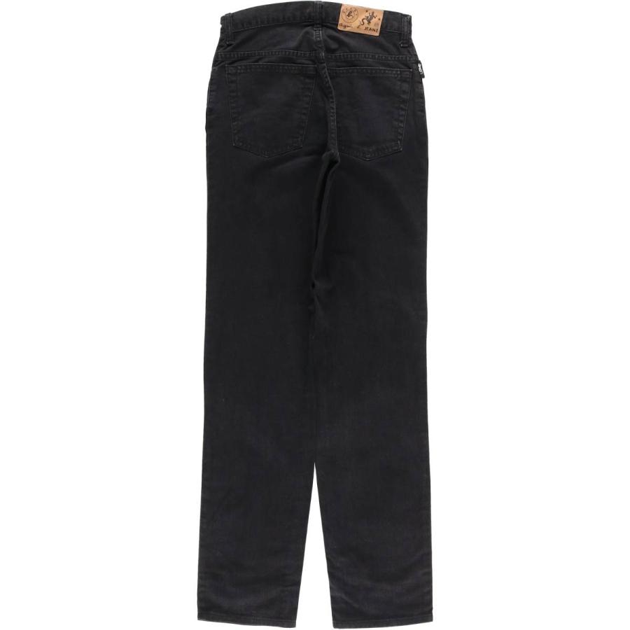 古着 アニエスベー agnes b. JEANS ブラックデニム テーパードデニムパンツ フランス製 レディースL(w27)相当 /eaa480988_1