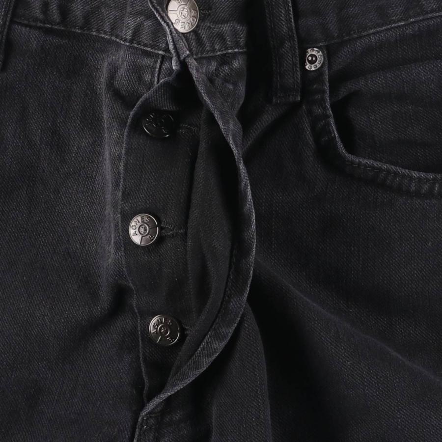 古着 アニエスベー agnes b. JEANS ブラックデニム テーパードデニムパンツ フランス製 レディースL(w27)相当 /eaa480988_6