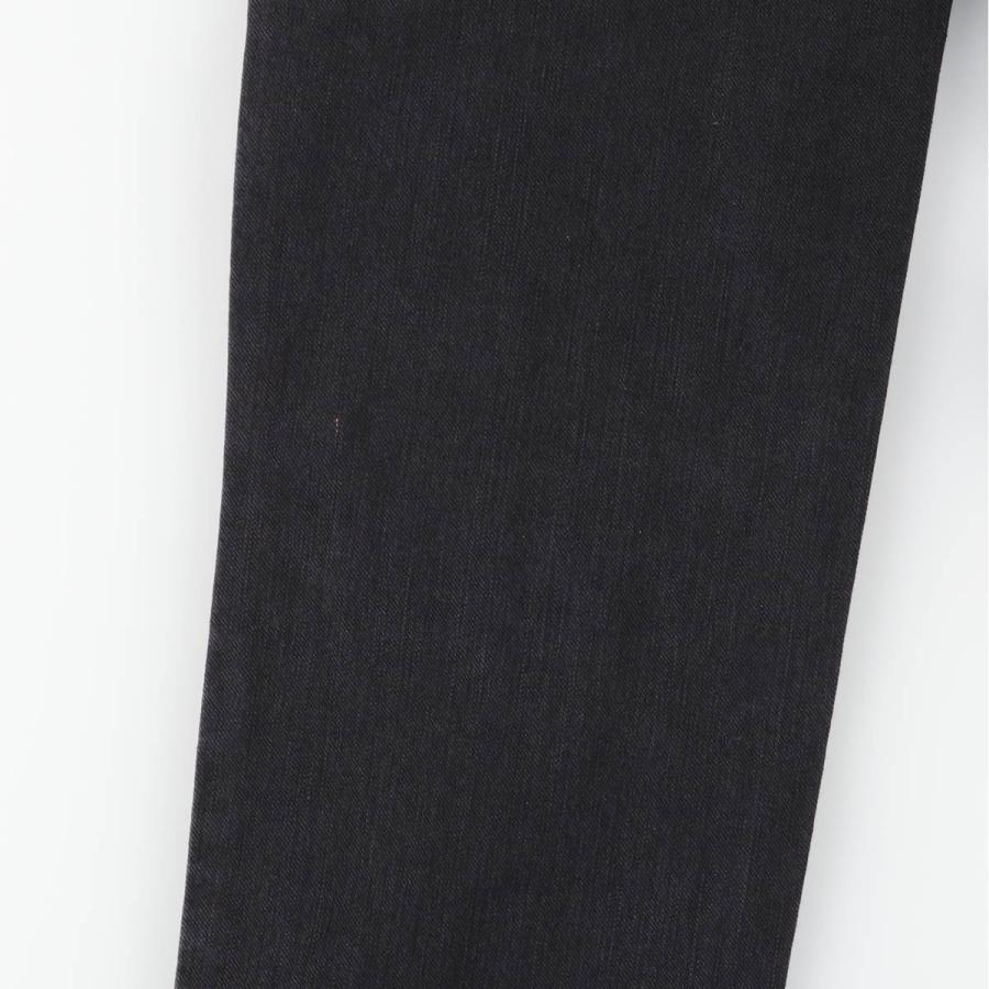 古着 アニエスベー agnes b. JEANS ブラックデニム テーパードデニムパンツ フランス製 レディースL(w27)相当 /eaa480988_9