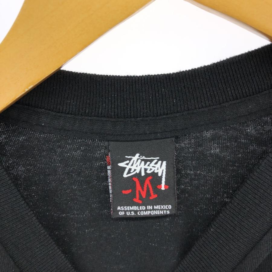 STUSSY 古着 ステューシー ドクロ柄 スカル柄 ロングTシャツ STUSSY 古着 ステューシー ドクロ柄 スカル柄 ロングTシャツ