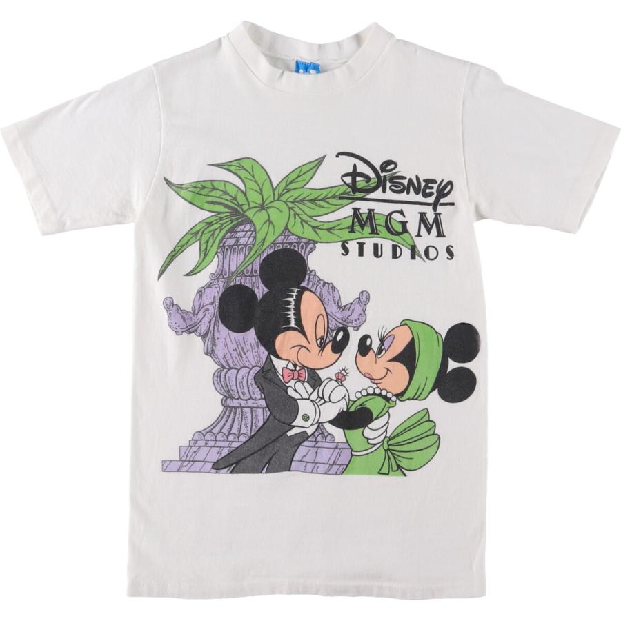 古着 80年代 DISNEY MICKEY MOUSE MINNIE MOUSE ミッキーマウス ミニーマウス キャラクタープリントTシャツ USA製 レディースS相当 ヴィンテージ /eaa481852 古着 80年代 DISNEY ミッキーマウス ミニーマウス キャラクター