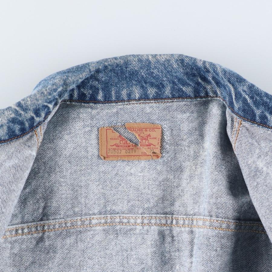 LEVI'S 70507 0219 デニムジャケット XL usa 90s LEVI'S 70507 0219 デニムジャケット XL usa 90s