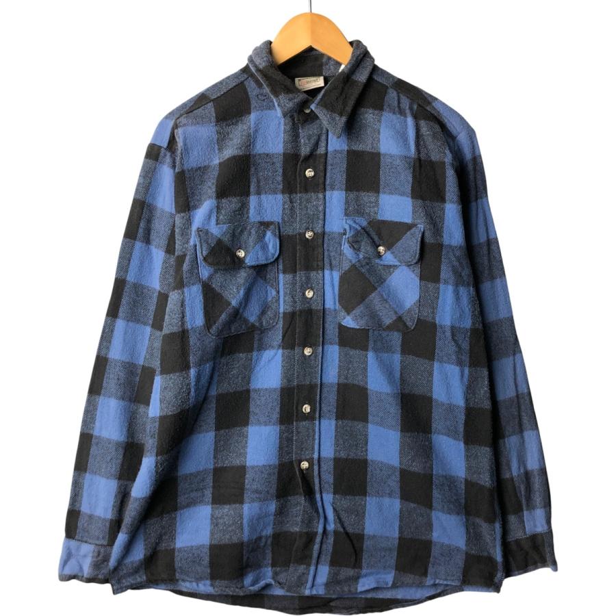古着 90年代 ファイブブラザー FIVEBROTHER バッファローチェック 長袖
