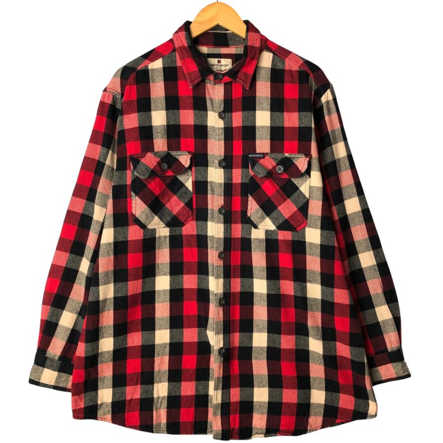WOOLRICH（ウールリッチ） 古着 長袖 ヘビーネルチェックシャツ メンズ