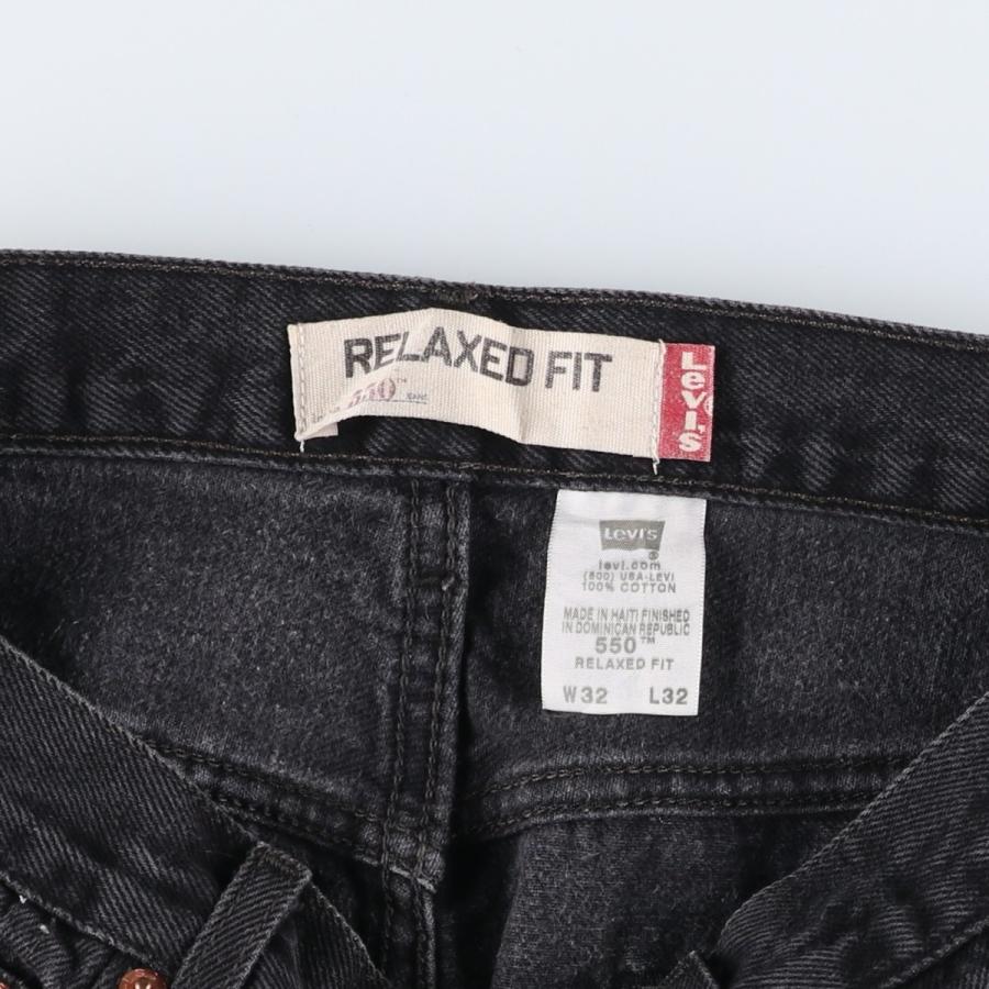 Levi's（リーバイス） 古着 00年代 Levi's 550 RELAXED FIT ブラック
