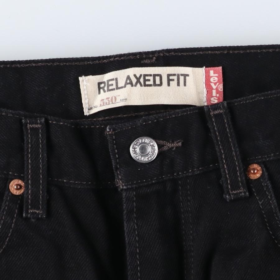 Levi's（リーバイス） 古着 Levi's 550 RELAXED FIT ブラックデニム