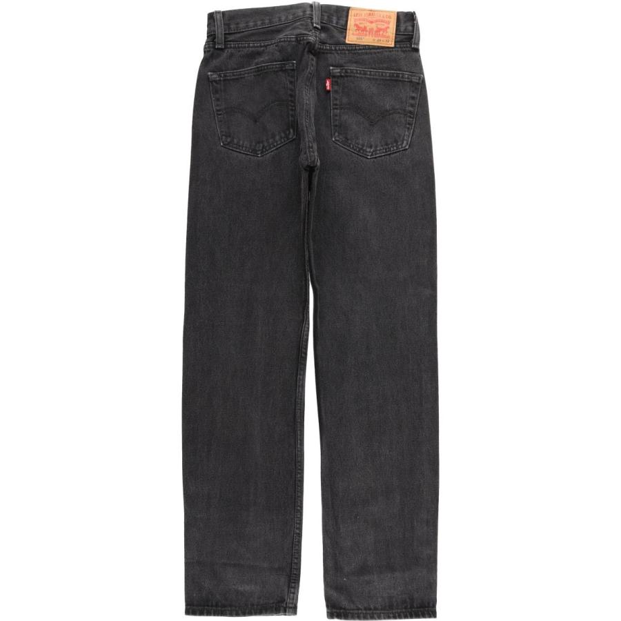 古着 リーバイス Levi's 505 ブラックデニム テーパードデニムパンツ レディースL(w28)相当 /eaa482465_1