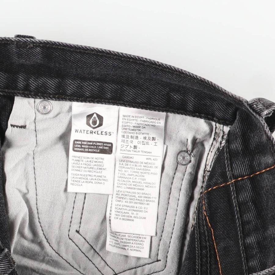 古着 リーバイス Levi's 505 ブラックデニム テーパードデニムパンツ レディースL(w28)相当 /eaa482465_3