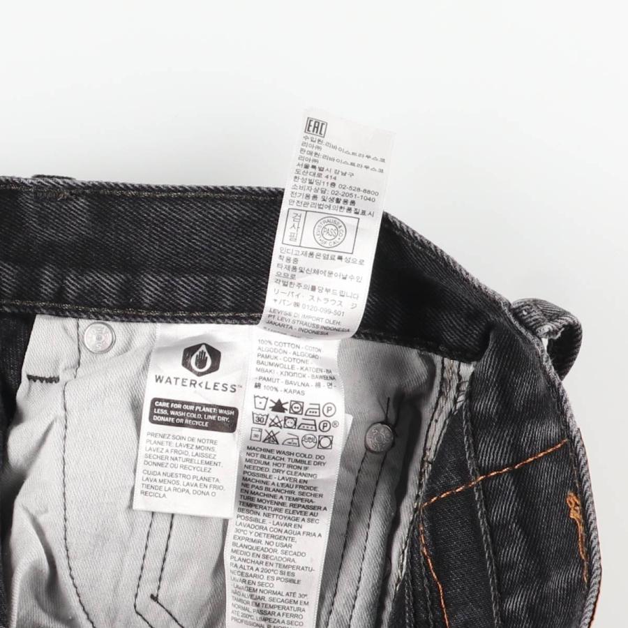 古着 リーバイス Levi's 505 ブラックデニム テーパードデニムパンツ レディースL(w28)相当 /eaa482465_4
