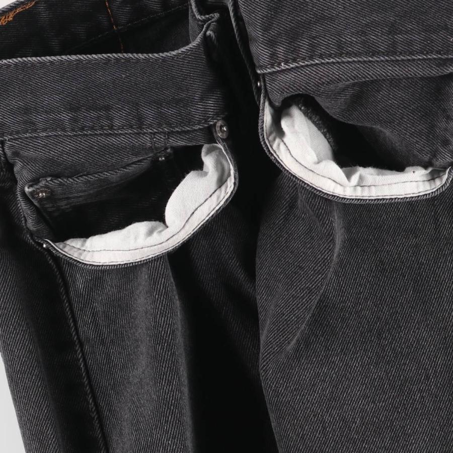 古着 リーバイス Levi's 505 ブラックデニム テーパードデニムパンツ レディースL(w28)相当 /eaa482465_8