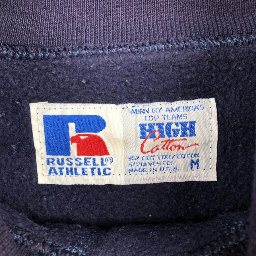 古着 90年代 ラッセル Russell HIGH COTTON タートルネック 無地 ブランクスウェットシャツ トレーナー USA製 メンズM相当 ヴィンテージ/eaa482592 古着 90年代 ラッセル HIGH COTTON タートルネック 無地 ブランク
