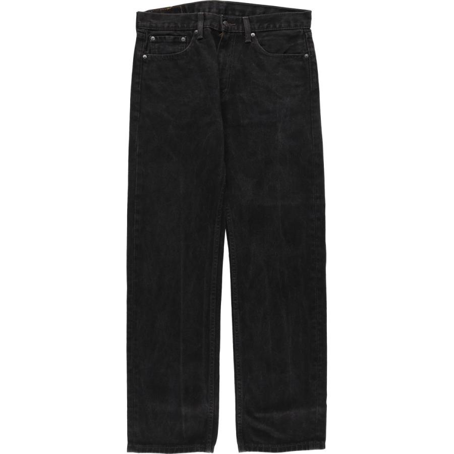 古着 リーバイス Levi's 505 ブラックデニム テーパードデニムパンツ メンズw34相当/eaa482657 Levi's（リーバイス） 古着 Levi's 505 ブラックデニム テーパード