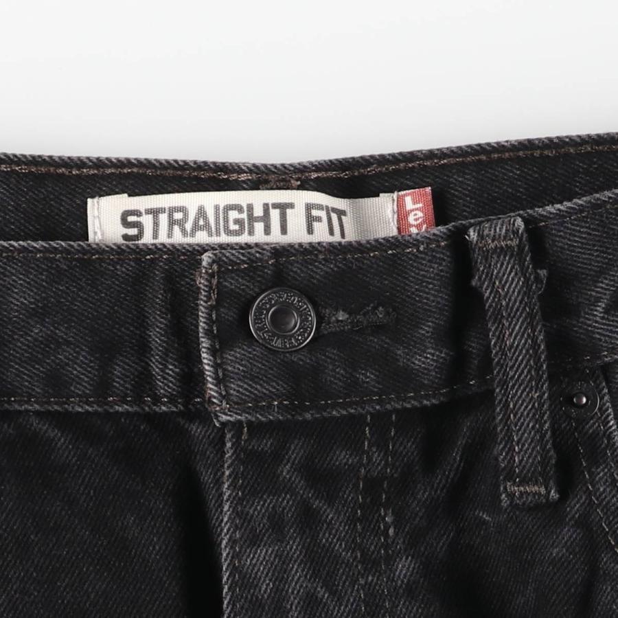 古着 リーバイス Levi's 505 STRAIGHT FIT ブラックデニム テーパードデニムパンツ メンズw34相当/eaa482665 Levi's（リーバイス） 古着 Levi's 505 STRAIGHT FIT ブラックデニム