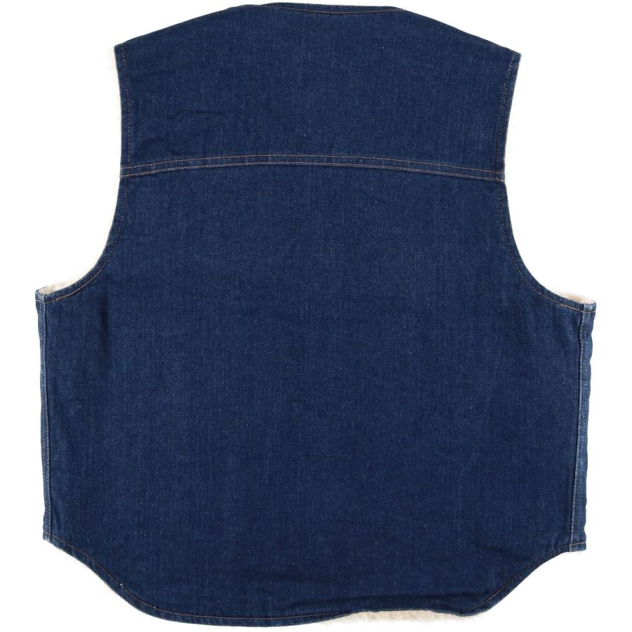 Carhartt 古着　デニムボアベスト Carhartt（カーハート） 古着 濃紺 80年代 デニムボアベスト USA製