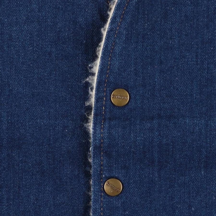 Carhartt（カーハート） 古着 濃紺 80年代 デニムボアベスト USA製