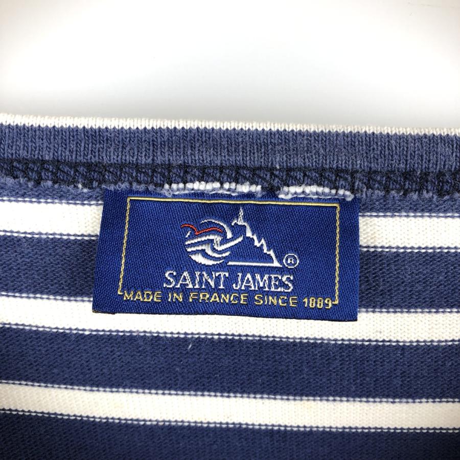 SAINT JAMES（セントジェームス） 古着 80~90年代 ボーダー柄 ロングT