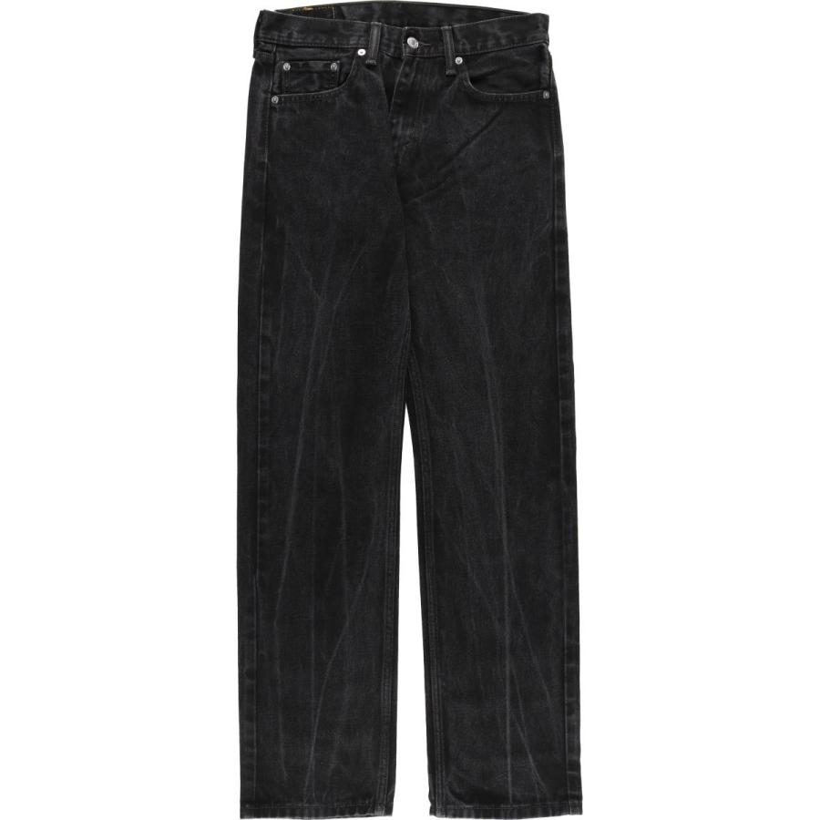 古着 リーバイス Levi's 505 ブラックデニム テーパードデニムパンツ メンズw30相当/eaa482693 Levi's（リーバイス） 古着 Levi's 505 ブラックデニム テーパード