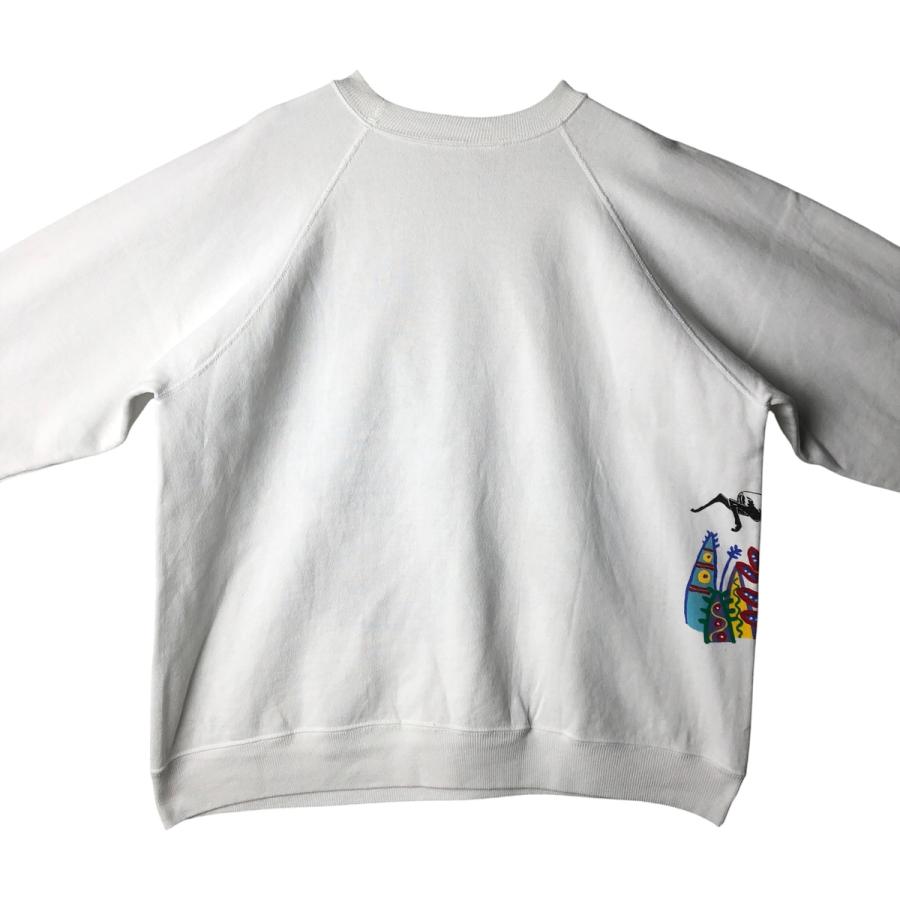 Hanes（ヘインズ） 古着 90年代 Hanes ACTIVEWEAR 大判プリント キリン