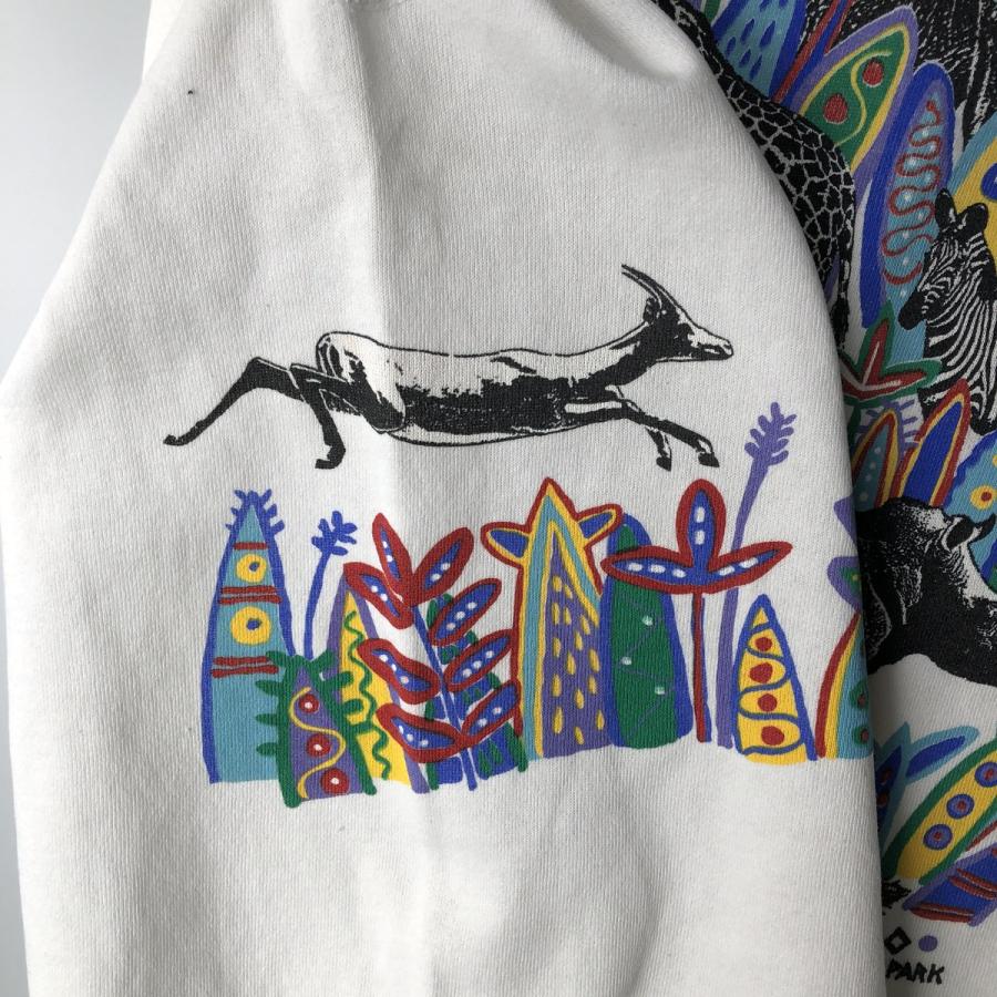Hanes（ヘインズ） 古着 90年代 Hanes ACTIVEWEAR 大判プリント