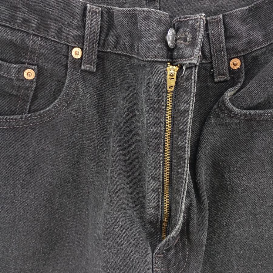 Levi's550　バギー　テーパードデニム　古着　ブラック　黒　スミクロ レア Levi's リーバイス 560 ワイド バギー テーパード デニムパンツ メンズ