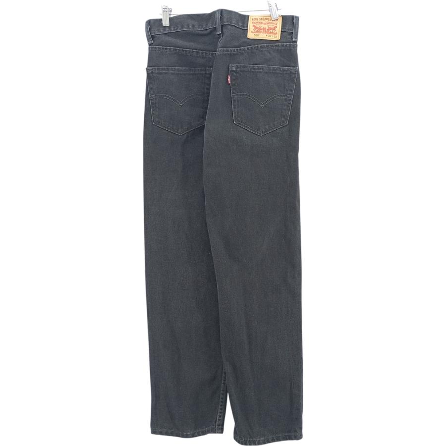 古着 リーバイス Levi's 550 ブラックデニム テーパードデニムパンツ メンズw35相当/eaa663158 Levi's（リーバイス） 古着 Levi's 550 ブラックデニム テーパード