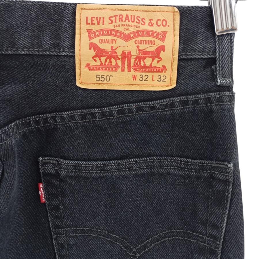 Levi's（リーバイス） 古着 Levi's 550 ブラックデニム テーパード