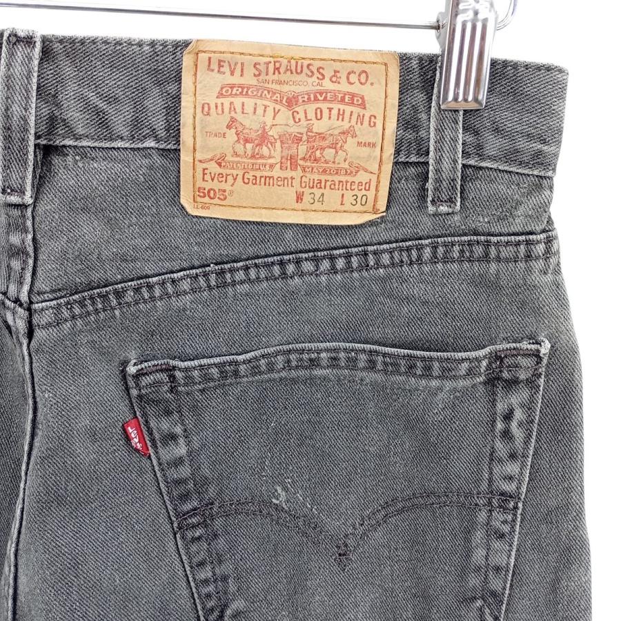 Levi's（リーバイス） 古着 Levi's 505 REGULAR FIT ブラックデニム