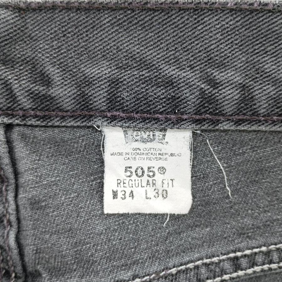 Levi's（リーバイス） 古着 Levi's 505 REGULAR FIT ブラックデニム