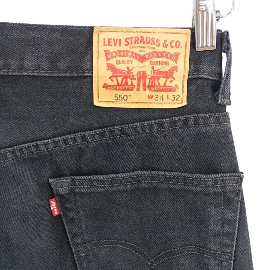 Levi's（リーバイス） 古着 Levi's 550 ブラックデニム テーパード