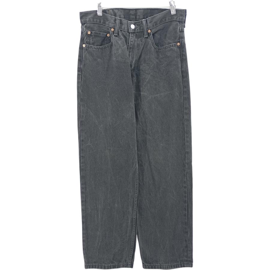 古着 リーバイス Levi's 550 ブラックデニム テーパードデニムパンツ メンズw31相当/eaa482958 Levi's（リーバイス） 古着 Levi's 550 ブラックデニム テーパード
