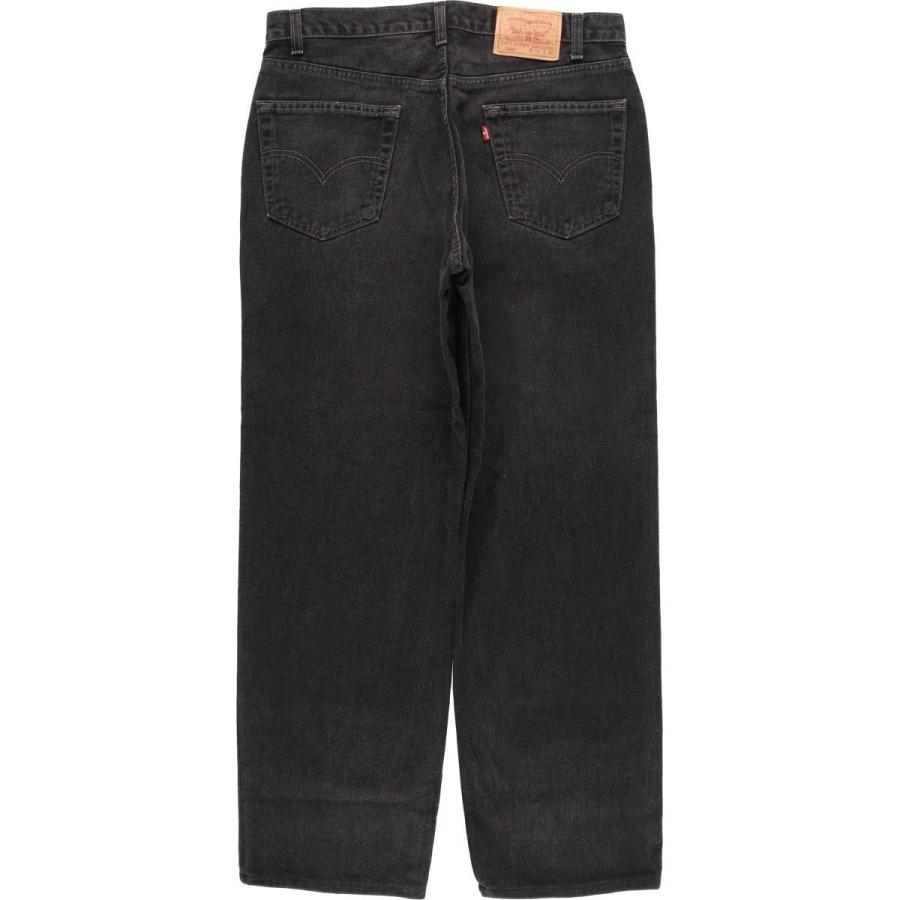 古着 90~00年代 リーバイス Levi's 550 RELAXED FIT ブラックデニム テーパードデニムパンツ カナダ製 メンズw36相当 ヴィンテージ/eaa482998 Levi's（リーバイス） 古着 90~00年代 Levi's 550 RELAXED FIT