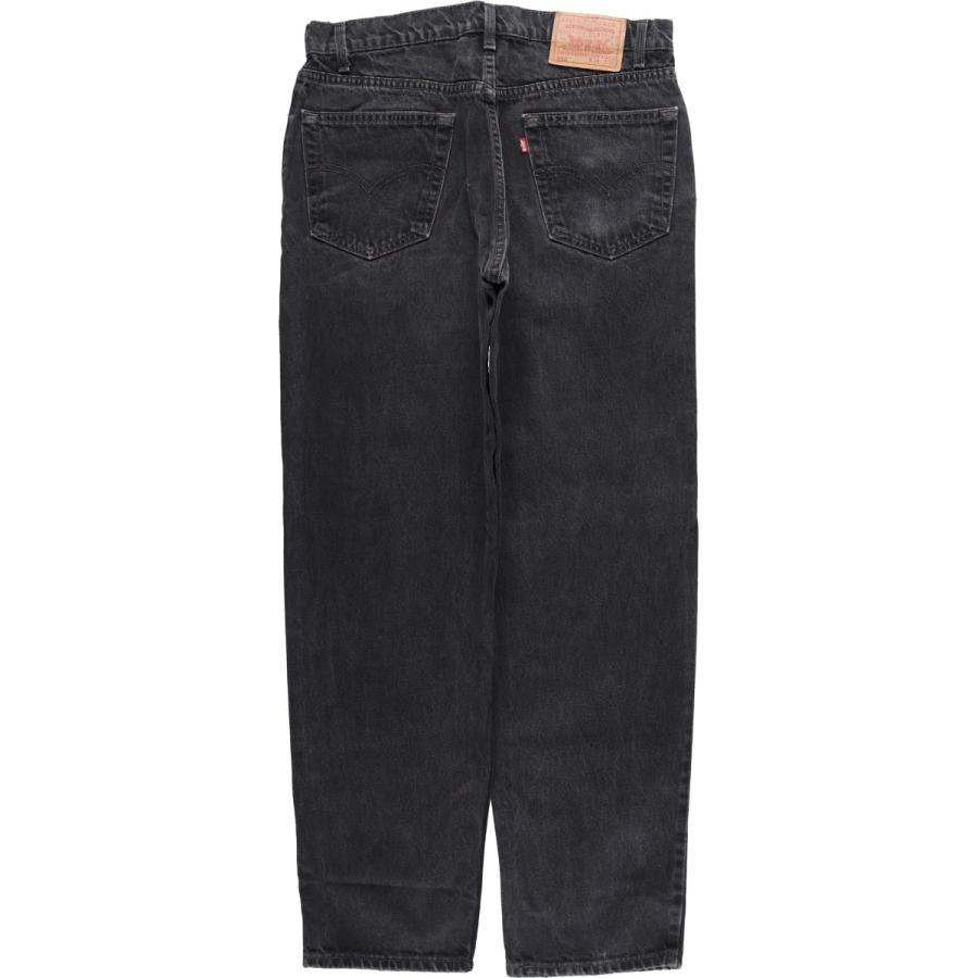 古着 リーバイス Levi's 550 RELAXED FIT ブラックデニム テーパードデニムパンツ カナダ製 メンズw33相当/eaa483004 Levi's（リーバイス） 古着 Levi's 550 RELAXED FIT ブラックデニム