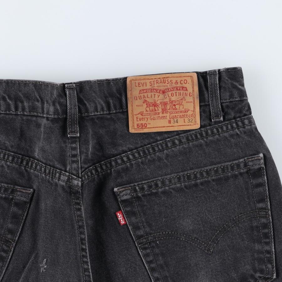 Levi's（リーバイス） 古着 Levi's 550 RELAXED FIT ブラックデニム