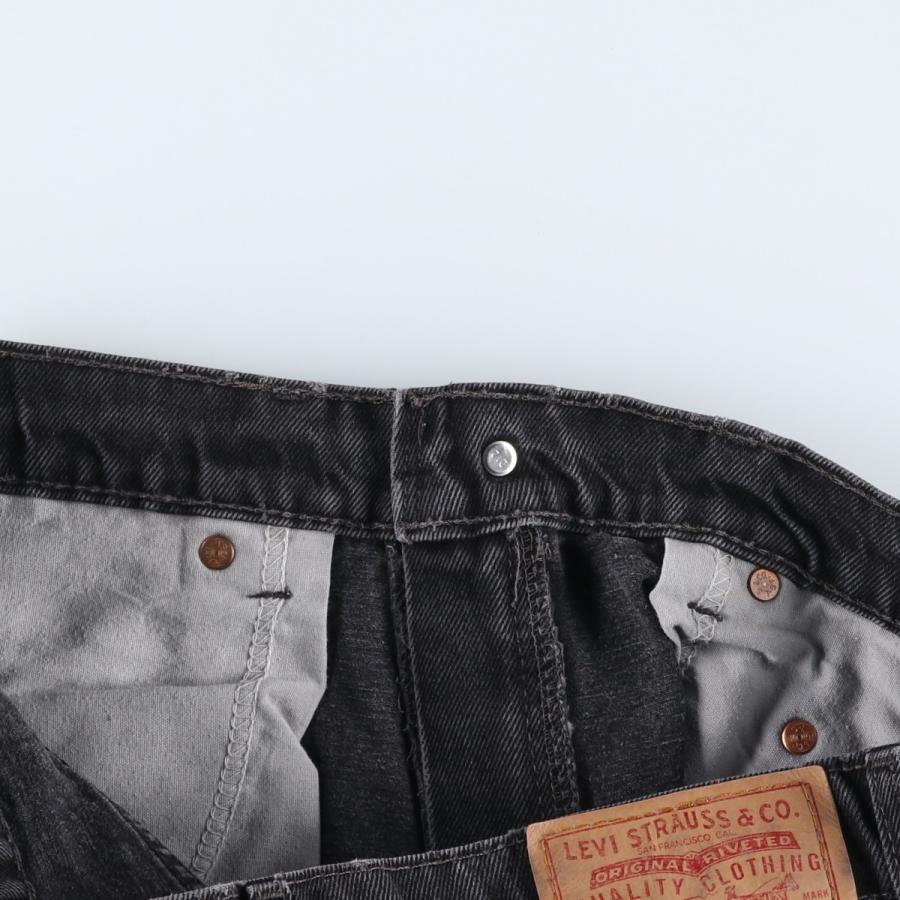 Levi's（リーバイス） 古着 Levi's 550 RELAXED FIT ブラックデニム