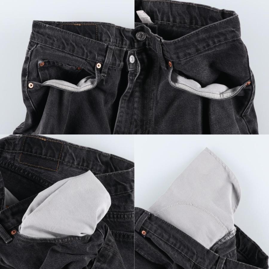 古着 リーバイス Levi's 550 RELAXED FIT ブラックデニム テーパードデニムパンツ カナダ製 メンズw33相当/eaa483004 Levi's（リーバイス） 古着 Levi's 550 RELAXED FIT ブラックデニム