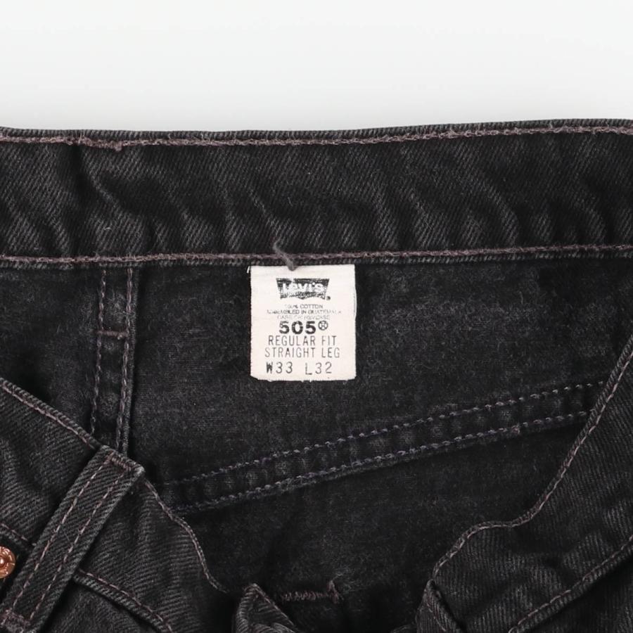 Levi's（リーバイス） 古着 90年代 Levi's 505-0260 ブラックデニム