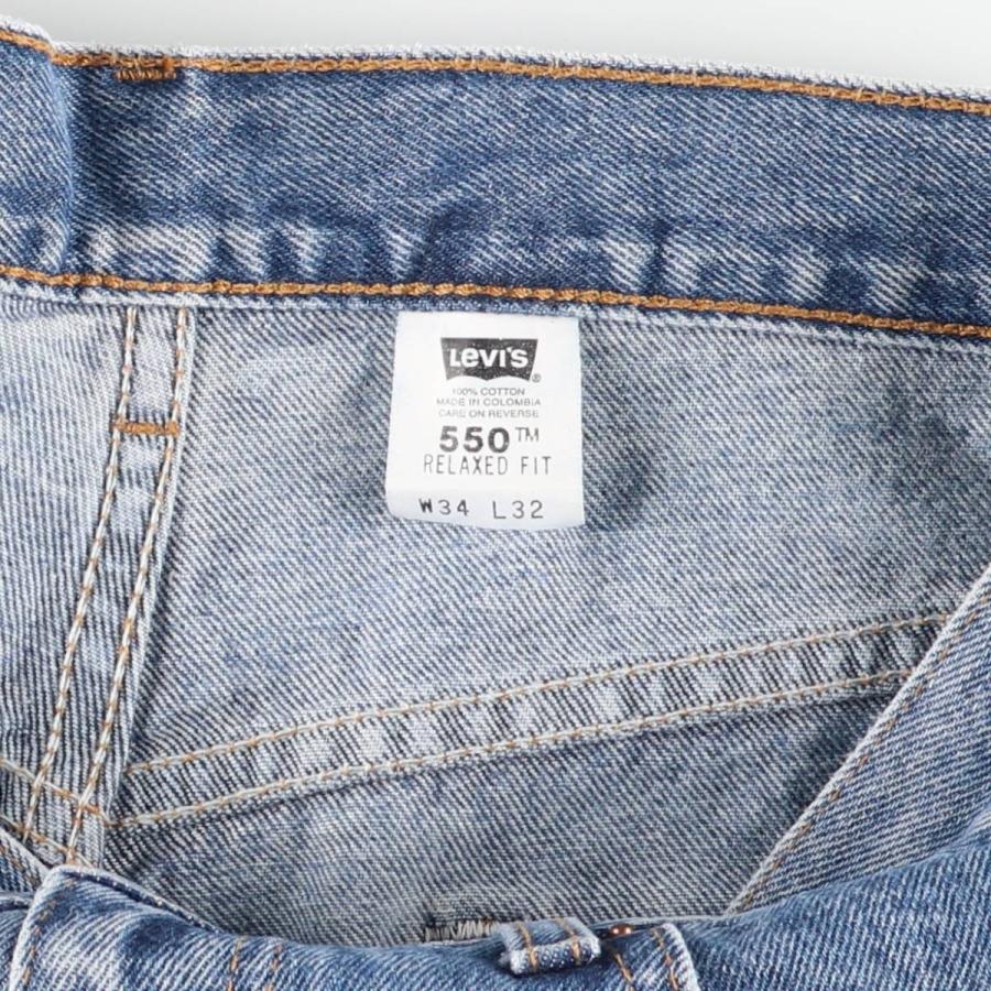 古着 00年代 リーバイス Levi's 550 RELAXED FIT テーパードデニムパンツ メンズw34相当/eaa483028 Levi's（リーバイス） 古着 00年代 Levi's 550 RELAXED FIT テーパード