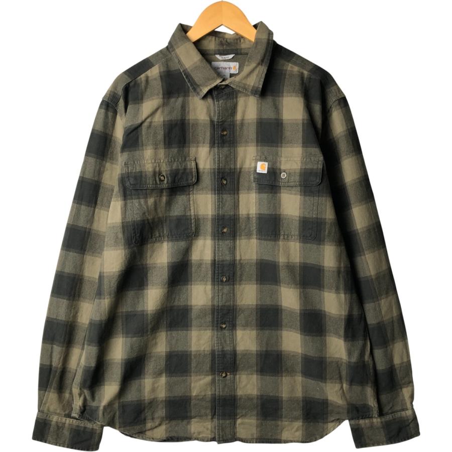 Carhartt（カーハート） 古着 Carhartt SLIM FIT 長袖 フランネル