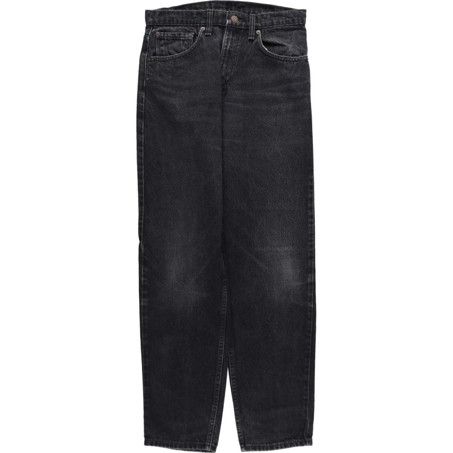 00S LEVI'S 550 バギーデニム デニムパンツ ブラック 黒 Levi's（リーバイス） 古着 90~00年代 Levi's 550 ブラックデニム