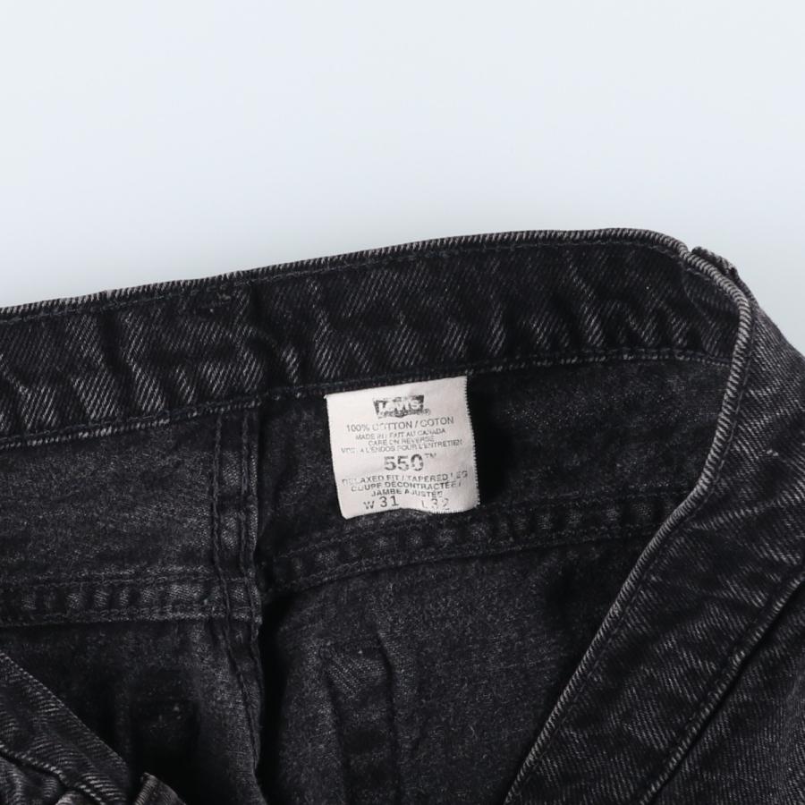Levi's（リーバイス） 古着 90~00年代 Levi's 550 ブラックデニム