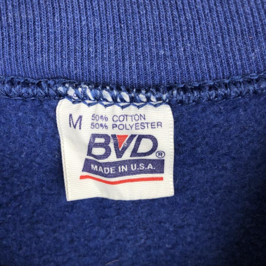 古着 90年代 BVD 無地 ブランクスウェットシャツ トレーナー USA製
