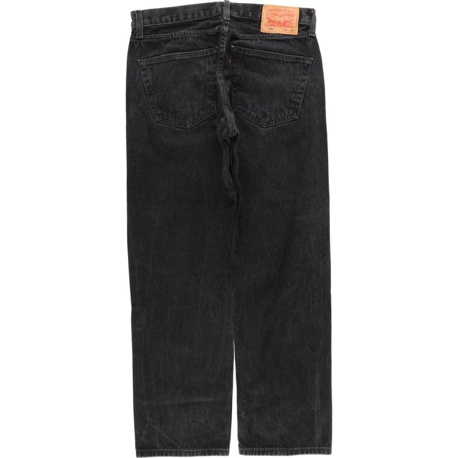 古着 リーバイス Levi's 505 REGULAR FIT STRAIGHT LEG ブラックデニム テーパードデニムパンツ メンズw32相当/eaa483185 Levi's（リーバイス） 古着 Levi's 505 REGULAR FIT STRAIGHT LEG